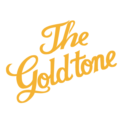Gold Grandmaster Mandolin Headstock Logo